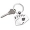 Contemporary Home Living 2.25" Playing Cards Design Stainless Steel Key Chain